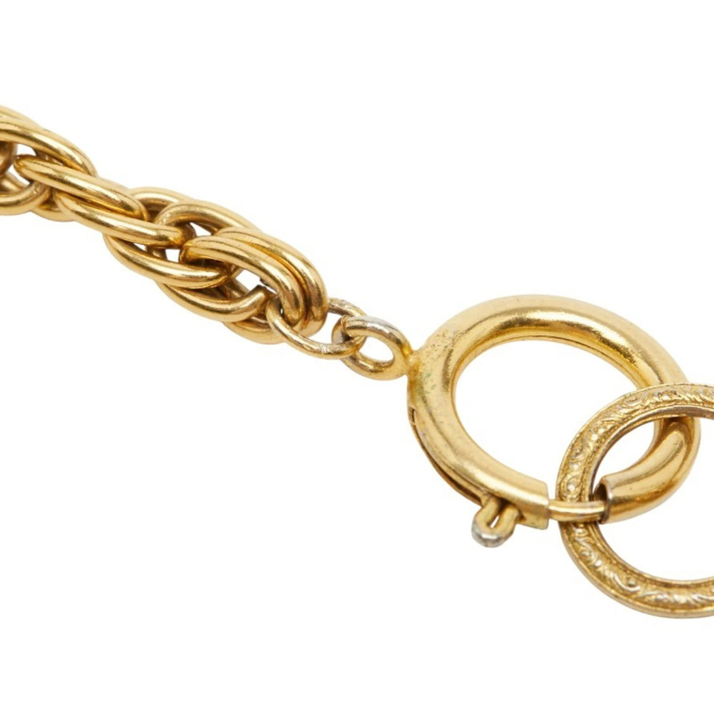 CHANEL Gold Logo Necklace - Picture 5 of 7